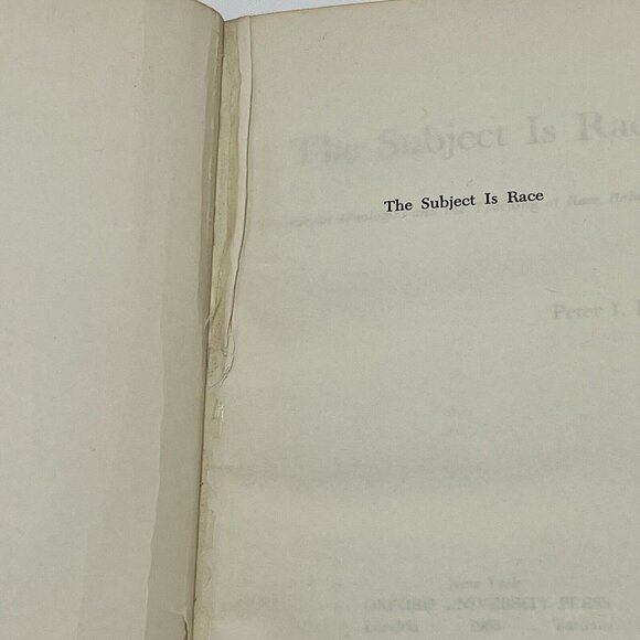 The Subject is Race Traditional Ideologies Teaching Race Relations Peter Rose - Picture 5 of 9